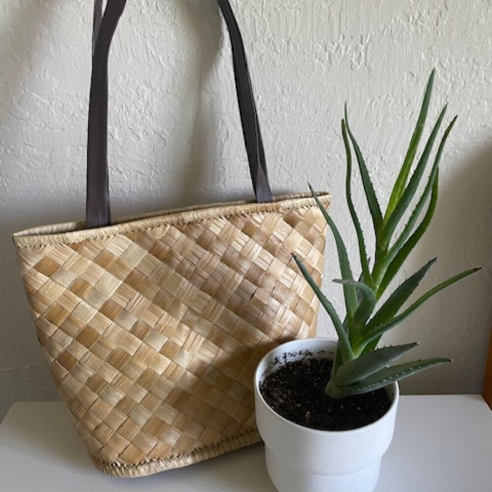 Handwoven Palm Bag